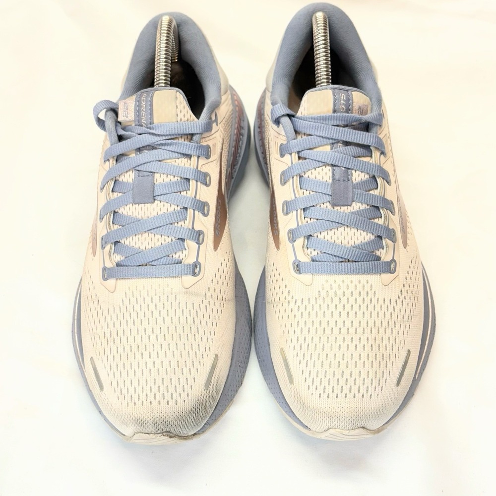 Brooks Adrenaline GTS 22 Shoes Women's Beige Blue Running Sneakers Size 9 - Picture 8 of 16